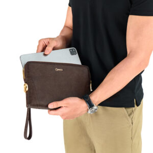 clutch cầm tay nam da bò sanffiano chà nậu ck11-27