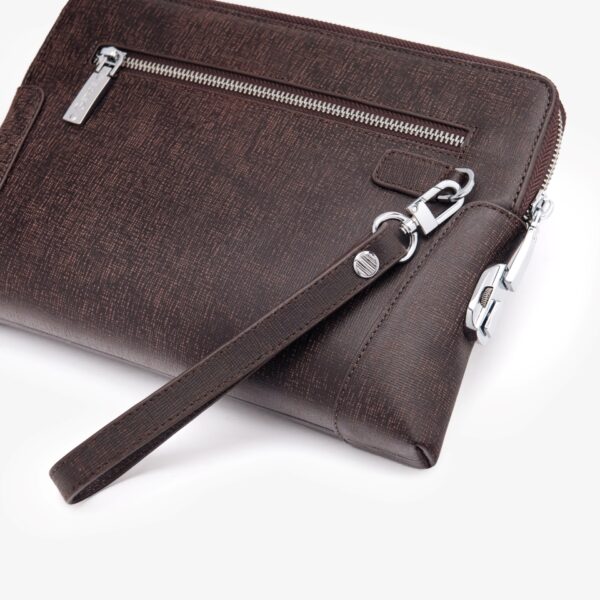 clutch cầm tay nam da bò sanffiano chà nậu ck11-31
