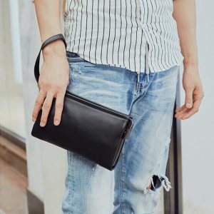 Clutch Cầm Tay Nam Da Bò Mềm CL24-7