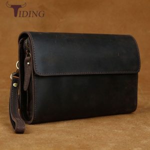 Ví Cầm Tay Nam Da Bò Thô TD02-1