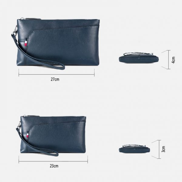 Clutch Cầm Tay Nam Công Sở Da Bò 2 Size CL12-6