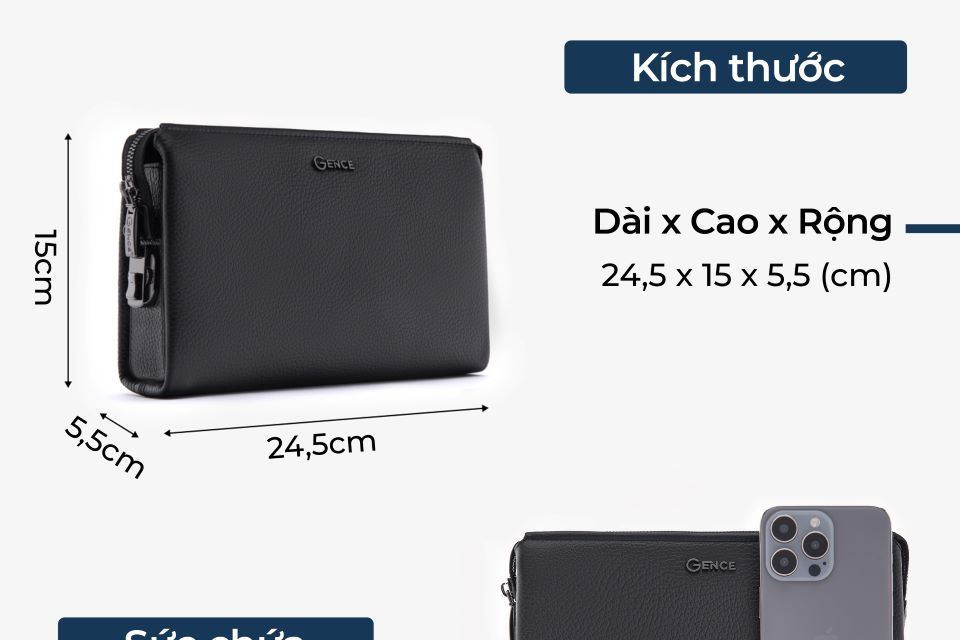 clutch cam tay nam da bo khoa van tay rb06-14