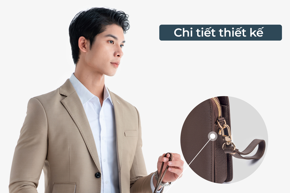 clutch cam tay nam khoa so da bo Taiga ck15-6